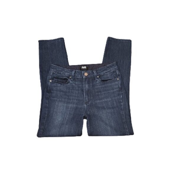 PAIGE Mid-Rise Abrielle Hoxton Ankle Peg Jeans - Picture 1 of 6
